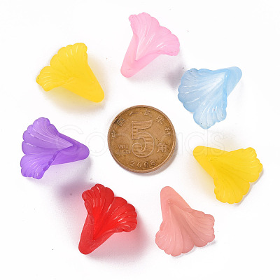 Transparent Acrylic Bead Caps PL551M-1