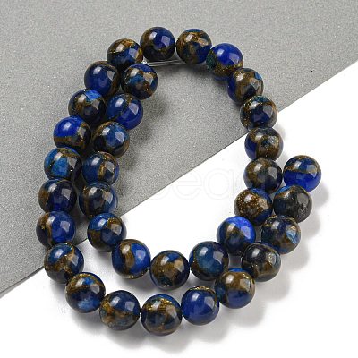 Synthetic Gold Clinquant Stone Beads Strands G-P549-A01-02A-1