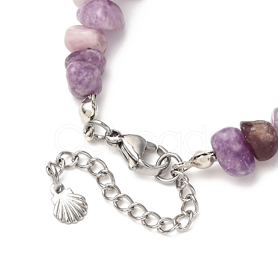 Printed Alloy Butterfly Charm Bracelets BJEW-JB12404-01-1