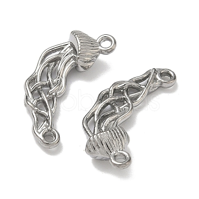 304 Stainless Steel Links Connector Charms STAS-I367-01P-1