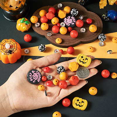 Halloween DIY Beads Findings Kits DIY-TA0014-47B-1