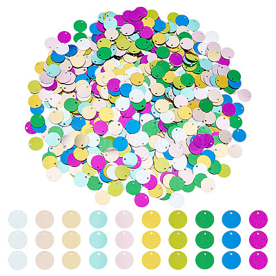 2000Pcs 10 Colors Ornament Accessories PVC-OC0001-14A-1
