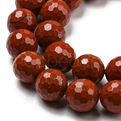 Natural Red Jasper Beads Strands G-E571-43B-1