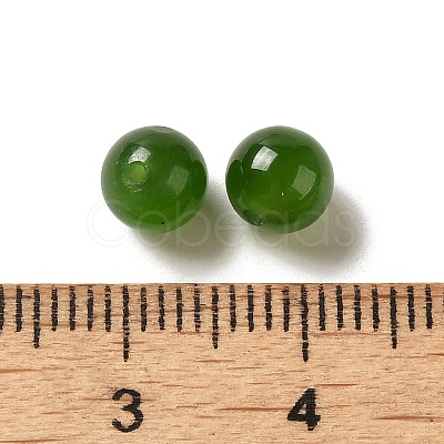 Natural Nephrite Jade/Hetian Jade Beads G-NH0001-08A-1