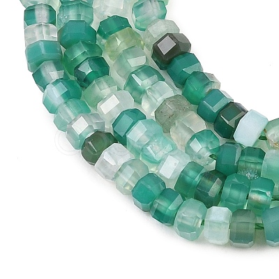 Natural Agate Beads Strands G-G345-C34-2x4mm-1