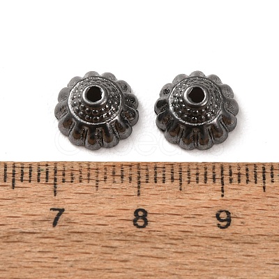 Tibetan Style Alloy Bead Caps K0PBB051-1