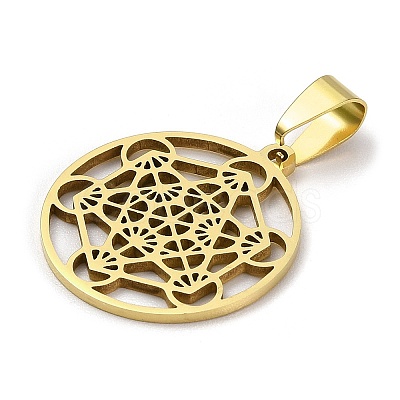 201 Stainless Steel Pendants STAS-E200-06G-1