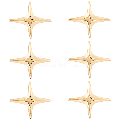 6Pcs Alloy Brooches JEWB-FH0001-90-1