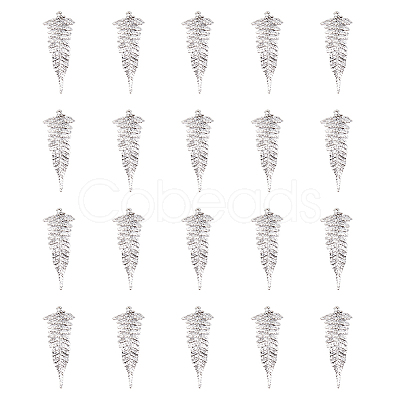 20Pcs Tibetan Style Alloy Big Pendants FIND-FH0010-41-1