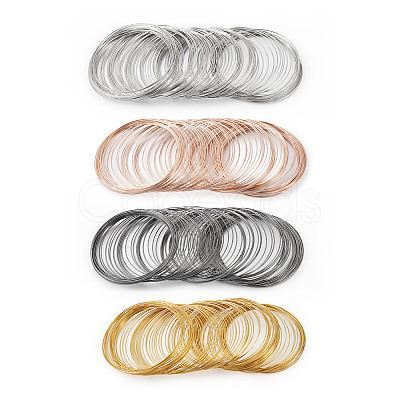 Fashewelry 4 Colors Steel Memory Wire TWIR-FW0001-01-NF-1