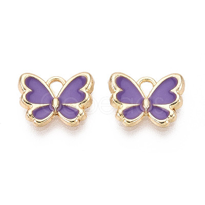Eco-friendly Alloy Enamel Charms PALLOY-M212-11G-02-1