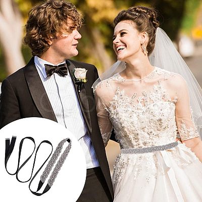 Polyester Bridal Belts DIY-WH0043-02A-1