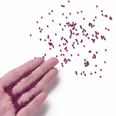 11/0 Grade A Baking Paint Glass Seed Beads X-SEED-N001-A-1057-1