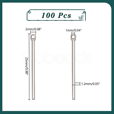 100Pcs 304 Stainless Steel Pendants STAS-UN0060-47-1