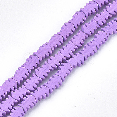 Spray Painted Non-magnetic Synthetic Hematite Beads Strands G-T116-13-09-1