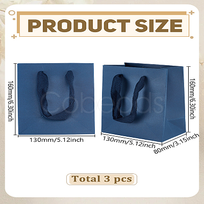 Paper Packaging Bags with Polyester Handles CARB-WH0816-002-1
