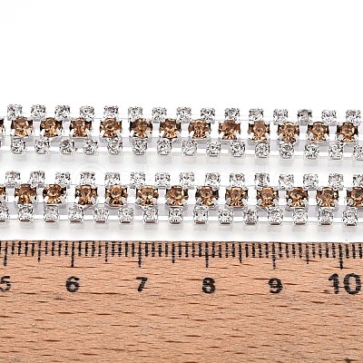 Iron Rhinestone Cup Chains CH-T006-04S-09-1