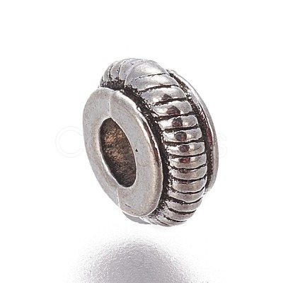 Tibetan Style Alloy Beads TIBEB-ZN577-AS-1