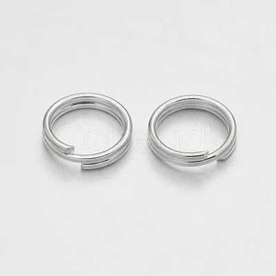 Brass Split Rings KK-E647-10S-6mm-1