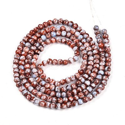 Baking Paint Glass Beads Strands DGLA-N003-4mm-A03-1