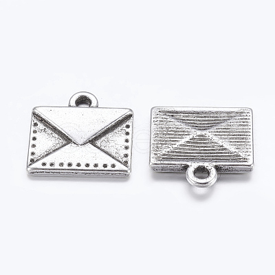 Tibetan Style Alloy Mail Charms LS-EA10712Y-1