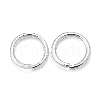 Rack Plating Brass Open Jump Rings KK-O139-18G-S-1