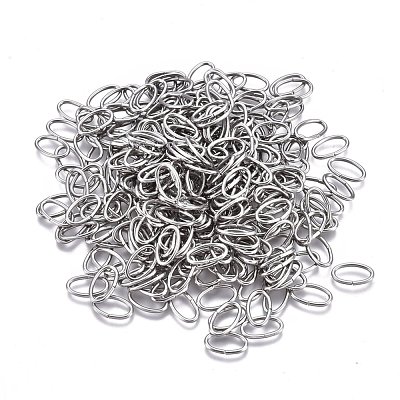 Tarnish Resistant 304 Stainless Steel Open Jump Rings STAS-F250-11P-S-1