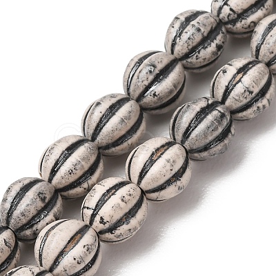 Vintage Handmade Porcelain Beads Strands PR-CBAA37B-09I-1