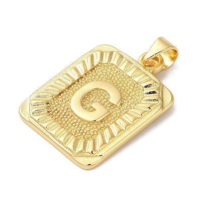 Rack Plating Brass Pendants KK-B092-42G-G-1