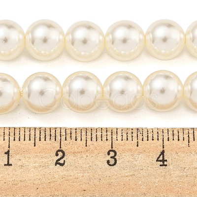 Glass Pearl Beads Strands HY-G002-01D-02-1