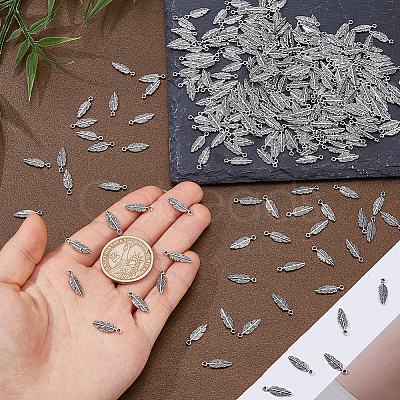 300Pcs Tibetan Style Alloy Pendants TIBEP-DC0001-53-1