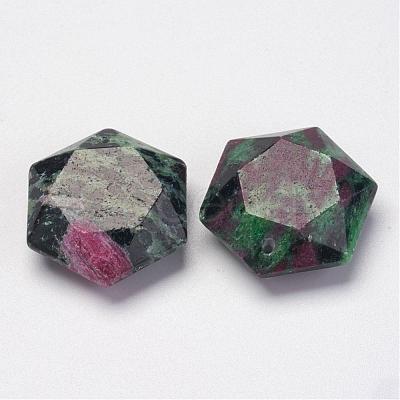Natural Ruby in Zoisite Pendants G-P264-04-1
