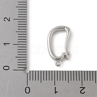 Brass Twister Clasps KK-L245-38P-1