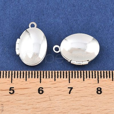 Oval Brass Locket Pendants LS-KK-K414-12E-S-1