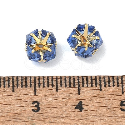 Brass & Glass Beads GL-CBA12D7-02G-04-1