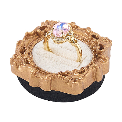 Round Wood Ring Display Trays RDIS-WH0032-006A-1