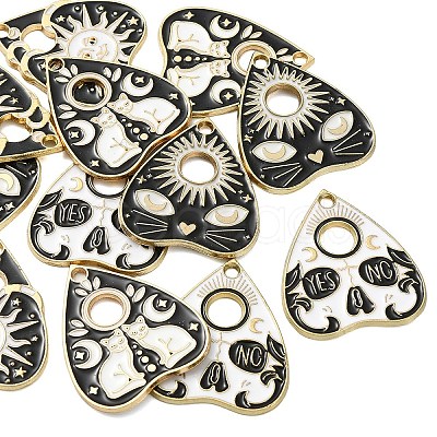 12Pcs 4 Styles Alloy Pendants ENAM-YW0006-41-1