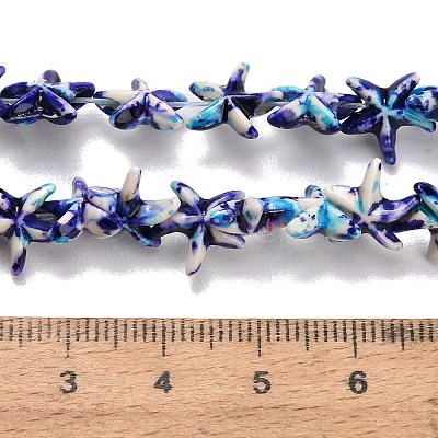 Synthetic Turquoise Beads Strands TURQ-F020-B06-1