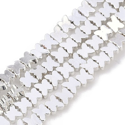 Electroplated Synthetic Non-magnetic Hematite Beads Strands G-C156-02S-1