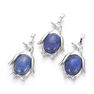 Natural Dyed Lapis Lazuli Pendants G-L512-A16-1