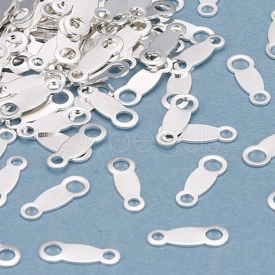 Brass Chain Tabs KK-L205-01S-1