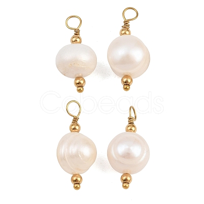 Natural Pearl Pendants PA-CBA0A45-10G-1
