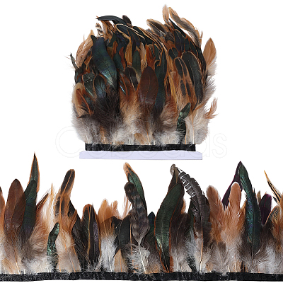 1 Bundle Fashion Feather Cloth Strand Costume Accessories DIY-GF0012-59D-1