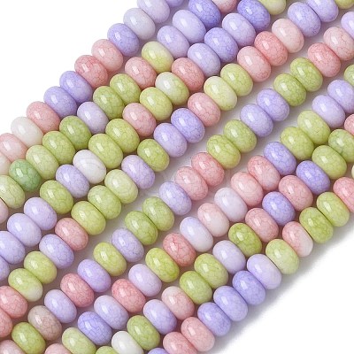 Ombre Effect Dyed Glass Beads Strands GLAA-C043-01D-1