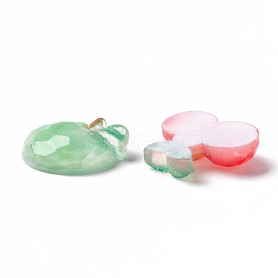 Autumn Theme Transparent Resin Cabochons CRES-A050-19-1