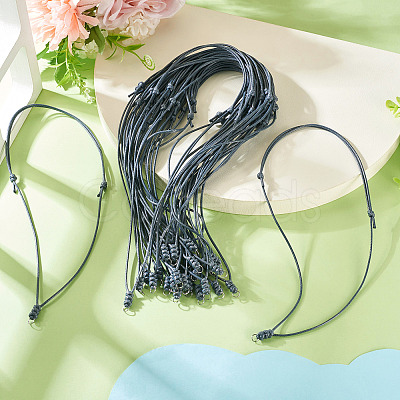 30Pcs Eco-Friendly Korean Waxed Polyester Braided Adjustable Necklace Makings NJEW-TAC0023-05-1