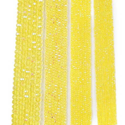 Electroplate Glass Beads Strands LS-EGLA-A044-T8mm-L29-1