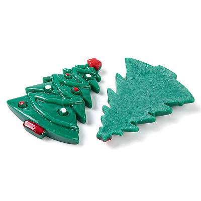 Christmas Decorations Theme Opaque Resin Decoden Cabochons RESI-Z026-01S-1