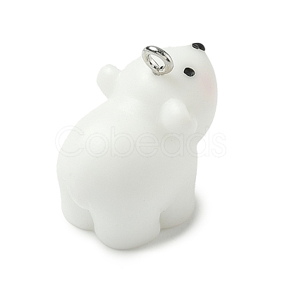 Animal Series Resin Pendants RESI-K203-09A-1