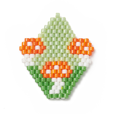 Handmade Loom Pattern MIYUKI Seed Beads PALLOY-MZ00061-1